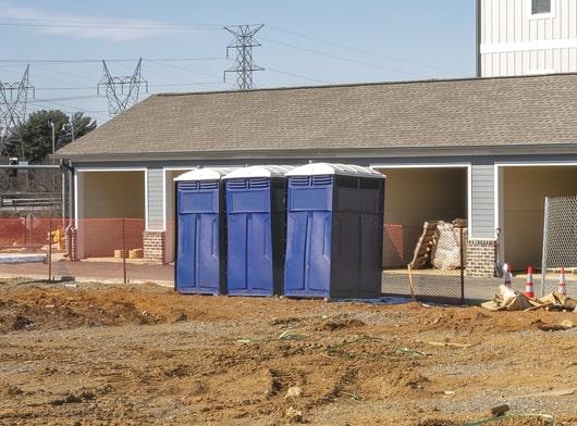 the number of construction portable restrooms needed for a job site depends on the size and duration of the project, as well as the number of staff members on site